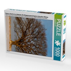 CALVENDO Puzzle CALVENDO Puzzle Februar: Noch ist es bitterkalt. Die Morgensonne bringt ein bisschen Warme. Пазл CALVENDO Puzzle Февраль: Еще очень холодно. Утреннее солнце приносит немного тепла.