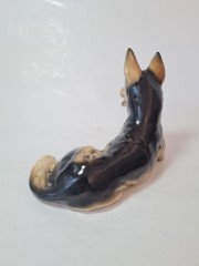 Cortendorf Фарфоровая статуэтка &quot;Немецкая овчарка&quot;, 11см x 19см, Германия, 1960-70гг.