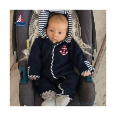 Hansekind Wollwalkanzug mit weich gefutterter Kapuze Шерстяной костюм с капюшоном на мягкой подкладке