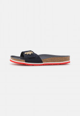 Tommy Hilfiger MOLDED FOOTBED FLAT Mules red/white/blue ПЛАТФОРМА С ФОРМОВАННЫМИ СТУПИЦАМИ Мюли красный/белый/синий
