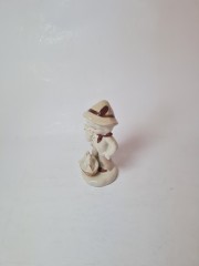 Echt Porzellan Taiwan Фарфоровая статуэтка &quot;Мальчик в костюме с кроликами&quot;, ручная роспись, 13см x 7см, Германия, 1960-70гг.