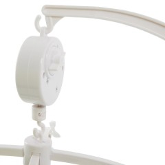 bieco Musikmobile Baby Spieluhr mit Melodie LaLeLu Babybett Einschlafhilfe O 33 cm Mobiles Музыкальный мобиль Детская музыкальная шкатулка с мелодией Детская кроватка LaLeLu для сна O 33 см Мобилы