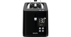 Krups Krups Smart'n Light Toaster KH6418 schwarz, 850 Watt, fur 2 Scheiben Toast schwarz Тостер Krups Smart'n Light KH6418 черный, 850 Вт, на 2 ломтика тостов