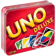 Mattel Mattel Games UNO Deluxe Metallbox Mattel Games UNO Deluxe Metal Box