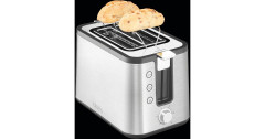 Krups Krups Toaster Control Line KH442D silber/schwarz, 700 Watt, fur 2 Scheiben Toast silber/schwarz Krups Toaster Control Line KH442D серебристый/черный, 700 Вт, на 2 ломтика тостов