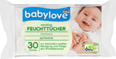 babylove Влажные салфетки для чувствительной кожи, 30 шт.