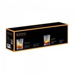 Nachtmann Nachtmann Square Whiskey Glas Set 4-tlg. 345 ml / h: 10,2 cm / d: 8,2 cm Набор бокалов для виски Nachtmann Square из 4 предм. 345 мл/ч: 10,2 см/д: 8,2 см