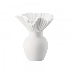 Rosenthal Rosenthal Miniaturvasen Vase Falda weiss matt 10 cm Миниатюрные вазы Rosenthal Ваза Falda белая матовая 10 см