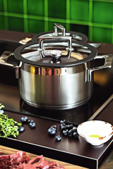 R\u00f6sle R\u00f6sle Topfset 4-tlg. SILENCE PRO schwarz/ silber Набор кастрюль R\u00f6le, 4 шт. ТИШИНА ПРО