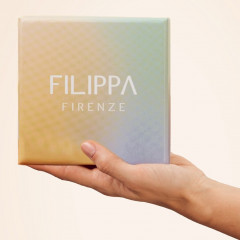 Filippa Firenze Scarcela Haarreif in Samt Grigio Scarcela бархатная повязка на голову