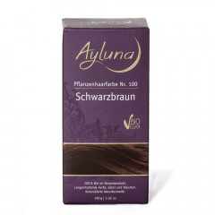Ayluna Naturkosmetik Haarfarbe Nr.100 Schwarzbraun Краска для волос #100 Черно-Коричневый