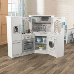 KidKraft Ultimate Eck-Spielkuche mit Licht- und Soundeffekten – Weiss Ultimate Corner Play Kitchen со световыми и звуковыми эффектами