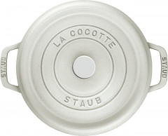 Staub Staub Br\u00e4ter Cocotte 28cm rund Weiss Staub Br>4ter Кокотка 28см круглая