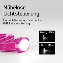 GP Batteries Stirnlampe GP CH31 40lumen 2X CR2025 Rosa Налобный фонарь GP CH31 40 люмен 2X CR2025 Розовый