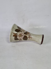 Ваза винтажная Osto 1851 "Родос" с цветочным зеленым декором, фарфор, 13 x 8 см, Германия, 1960-1970гг.