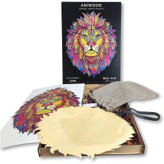 ANIWOOD Holz-Puzzle Lowe L (200 Teile) Деревянный пазл Lowe L (200 деталей)