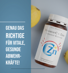 Vitamin C+Zink Langzeit-Kapseln, Капсулы длительного действия с витамином С и цинком, 180 капсул на 6 месяцев