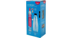 SodaStream SodaStream Quick Connect CO?-Reservezylinder +1 Glaskaraffe, fur Wassersprudler pink, mit Quick-Connect Verschluss pink Резервный баллон для CO? SodaStream Quick Connect + 1 стеклянный графин, для приготовления газированной воды, розовый, с за