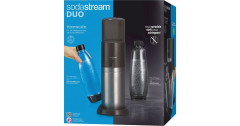 SodaStream SodaStream Wassersprudler Duo Titan 1+1 inkl. Glasflasche, Kunststoffflasche, CO?-Zylinder Машина для приготовления соды SodaStream Duo Titan 1+1, включая стеклянную бутылку, пластиковую бутылку, баллон с CO?