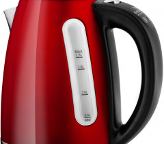 eta eta Wasserkocher ELA digi ETA959890010, 1,7 l, 2100 W, rot, Transparenter Deckel, Edelstahlausfuhrung  чайник eta ELA digi ETA959890010, 1,7 л, 2100 Вт, красный, прозрачная крышка, дизайн из нержавеющей стали