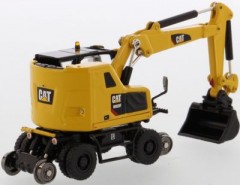 CAT M323F Mobilbagger fur Schienenverkehr 1:87 Колесный экскаватор CAT M323F для железнодорожного транспорта 1:87