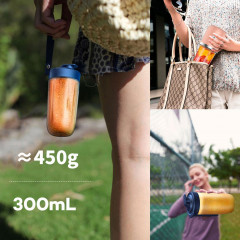 PRANITE PRANITE Smoothie-Maker Mixer fur Smoothies und Shakes, Tragbarer Mixer Smoothie Maker, 40,00 W, USB Wiederaufladbarer 1200mAh Mini-Mixer mit 6 Klingen fur Saft PRANITE Smoothie Maker Блендер для смузи и коктейлей, портативный блендер Smoothie Mak