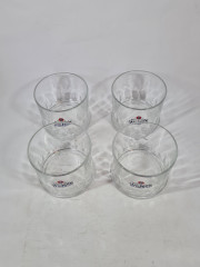 Стакан для пива винтажный Berliner Kindl Weisse, стекло, 0.3 л, 4 шт., Германия, 1960-70гг.