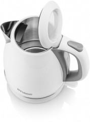 Hyundai Hyundai Wasserkocher VK302W, 1,7 l, 2200 W, Edelstahl, Uberhitzungsschutz, Automatische Abschaltung Чайник Hyundai VK302W, 1,7 л, 2200 Вт, нержавеющая сталь, защита от перегрева, автоотключение